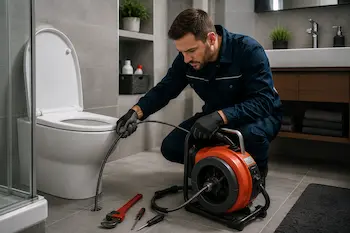 Rohrreinigung am Abwassersystem vom Sanitär Notdienst in Trittau